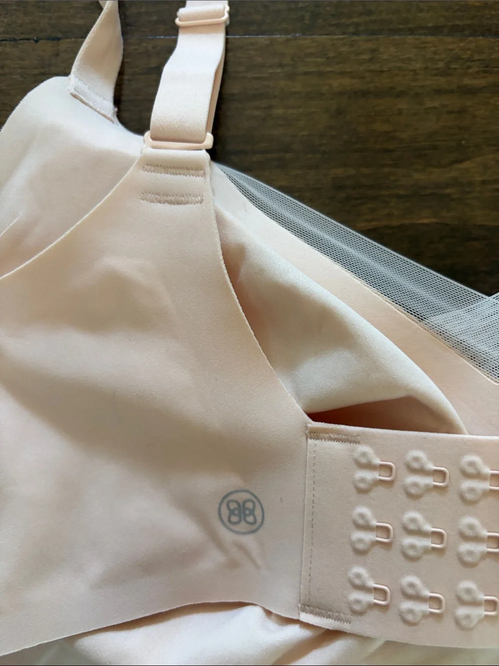Honeylove ivory Blush Wireless Comfort Bra, 36B/C
